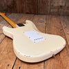 SOLD - Fender Stratocaster 1960 Relic Cunetto Era Olympic White - Mahar's Vintage Guitars