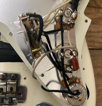 SOLD - Fender Stratocaster 1960 Relic Cunetto Era Olympic White - Mahar's Vintage Guitars