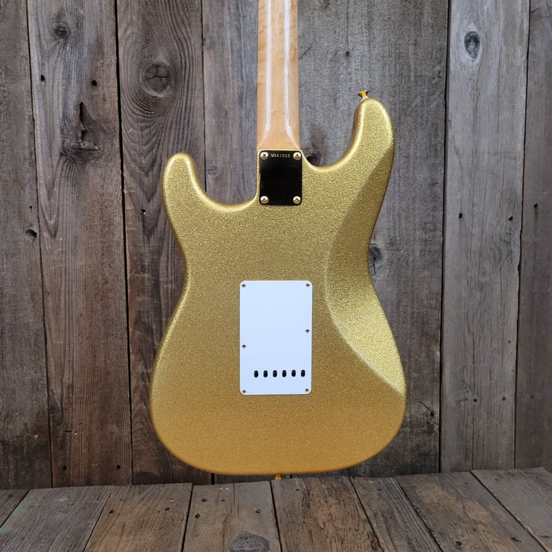 SOLD - Fender Stratocaster 1962 Custom Shop Gold Sparkle 1993 - Mahar's Vintage Guitars