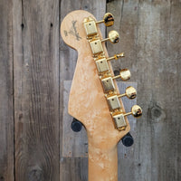 SOLD - Fender Stratocaster 1962 Custom Shop Gold Sparkle 1993 - Mahar's Vintage Guitars