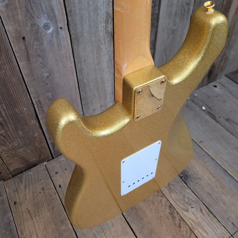 SOLD - Fender Stratocaster 1962 Custom Shop Gold Sparkle 1993 - Mahar's Vintage Guitars
