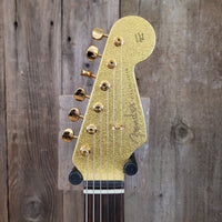 SOLD - Fender Stratocaster 1962 Custom Shop Gold Sparkle 1993 - Mahar's Vintage Guitars