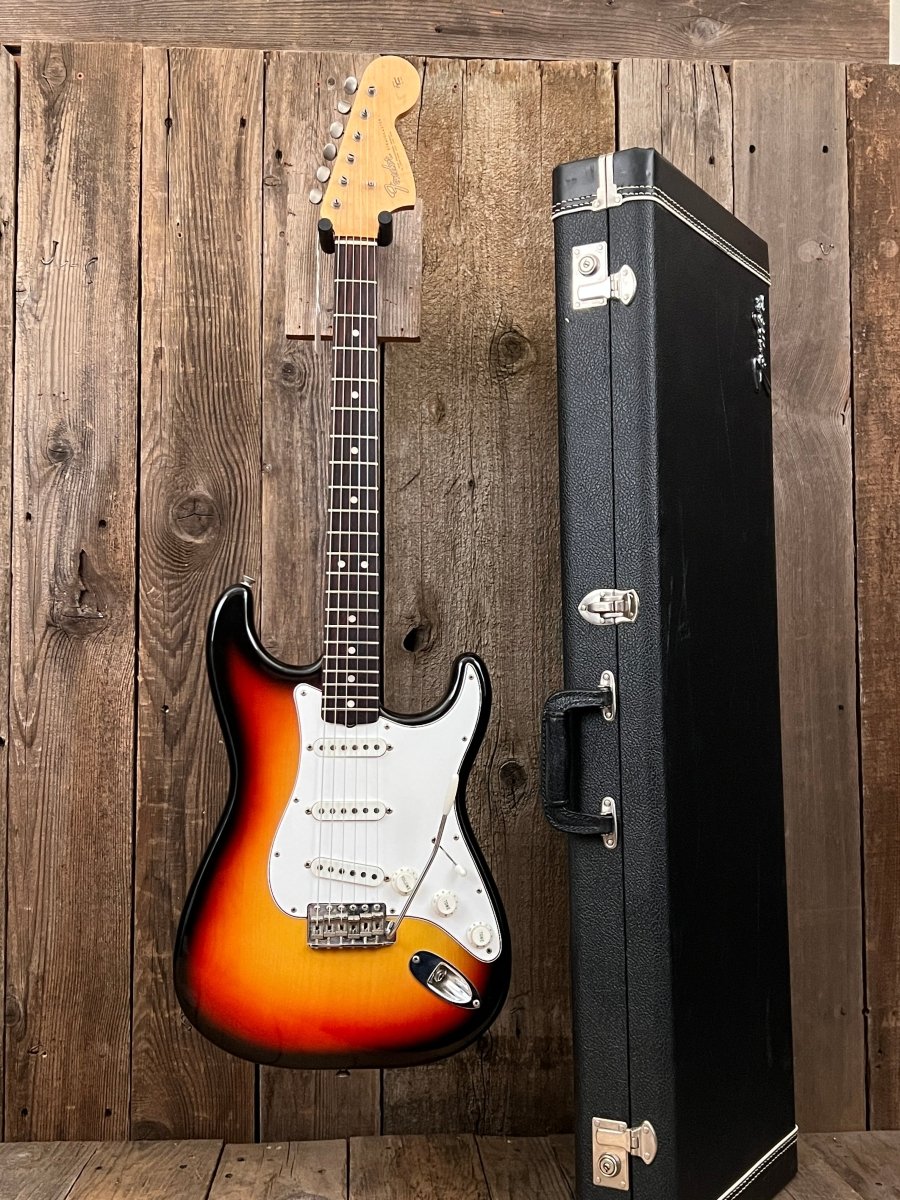 SOLD - Fender Stratocaster 1966 Sunburst Near Mint with Original Receipt and Hang Tag - Mahar's Vintage Guitars