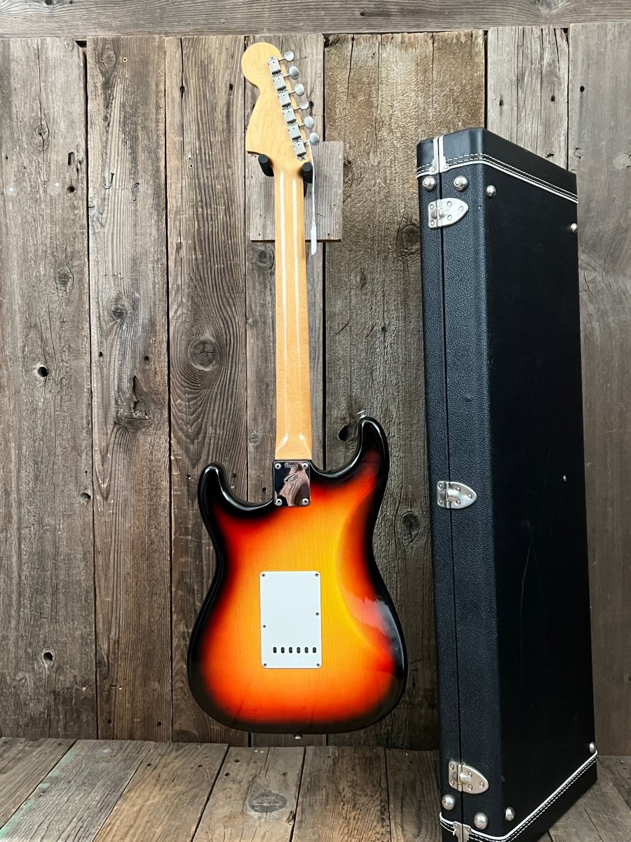 SOLD - Fender Stratocaster 1966 Sunburst Near Mint with Original Receipt and Hang Tag - Mahar's Vintage Guitars