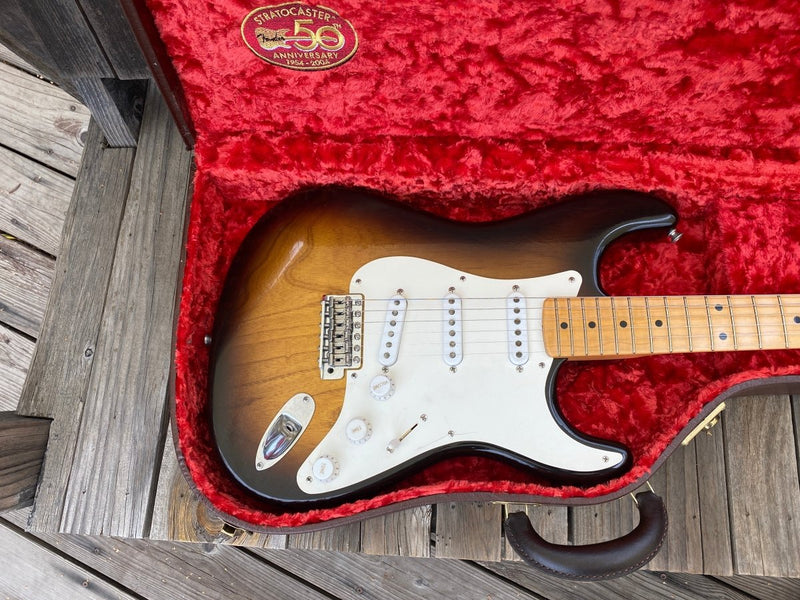 SOLD - Fender Stratocaster 50th Anniversary '54 RI 2004 Masterbuilt Chris Flemming - Mahar's Vintage Guitars