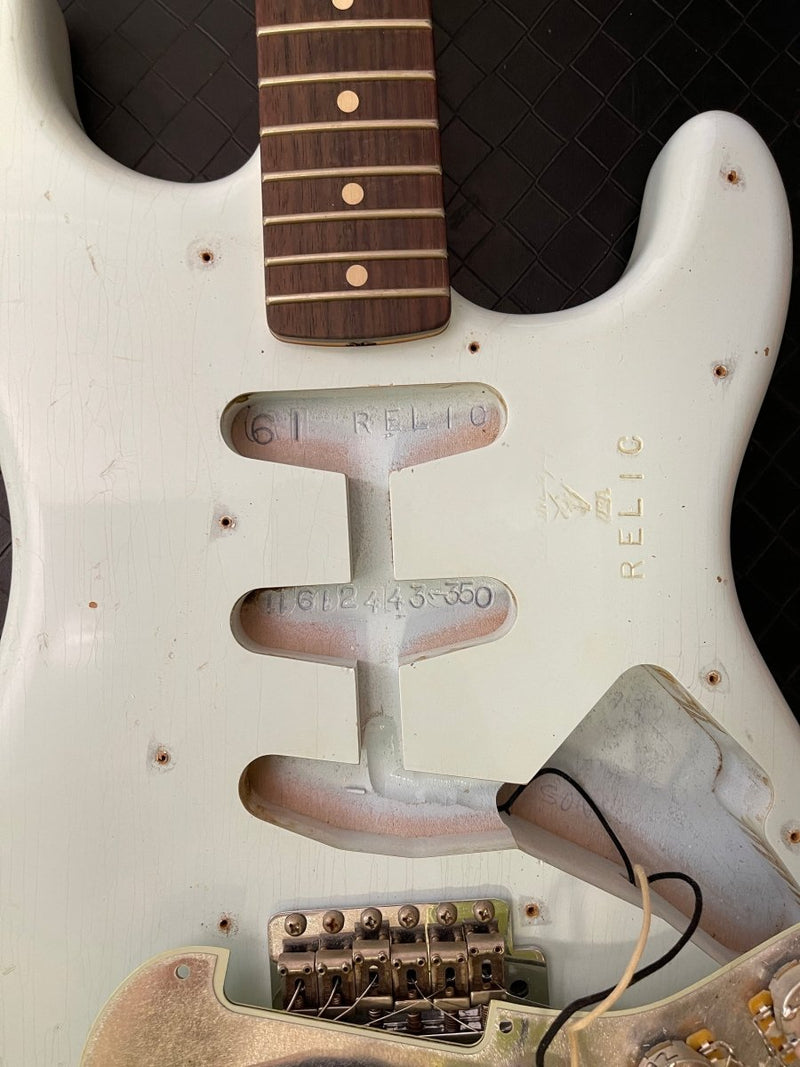 SOLD - Fender Stratocaster '61 Journeyman Limited Custom Collection Faded Sonic Blue 2016 - Mahar's Vintage Guitars