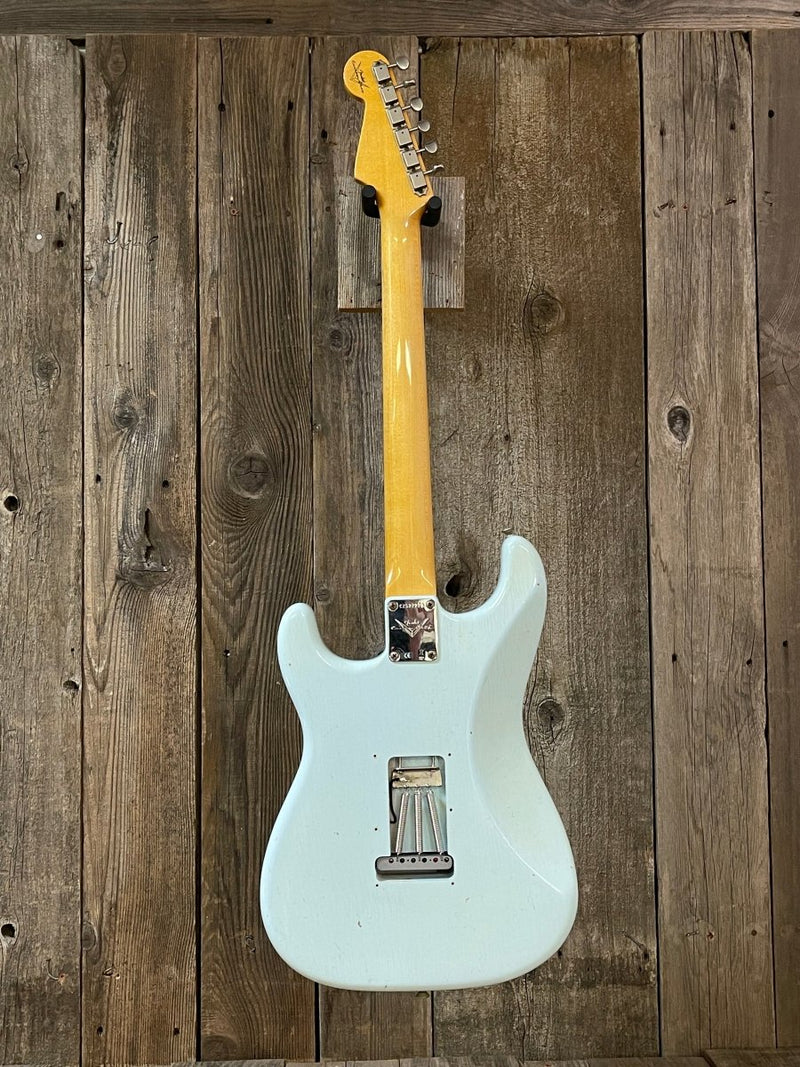 SOLD - Fender Stratocaster '61 Journeyman Limited Custom Collection Faded Sonic Blue 2016 - Mahar's Vintage Guitars