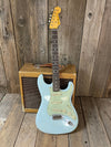SOLD - Fender Stratocaster '61 Journeyman Limited Custom Collection Faded Sonic Blue 2016 - Mahar's Vintage Guitars