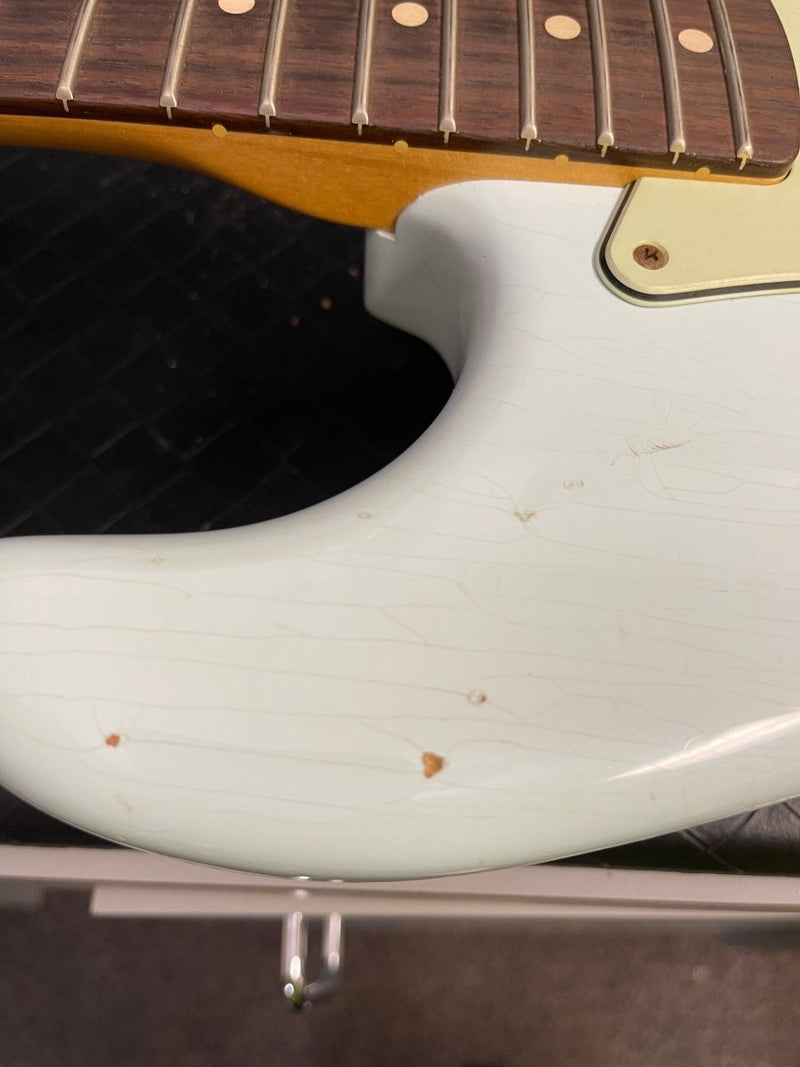 SOLD - Fender Stratocaster '61 Journeyman Limited Custom Collection Faded Sonic Blue 2016 - Mahar's Vintage Guitars