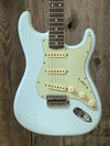SOLD - Fender Stratocaster '61 Journeyman Limited Custom Collection Faded Sonic Blue 2016 - Mahar's Vintage Guitars