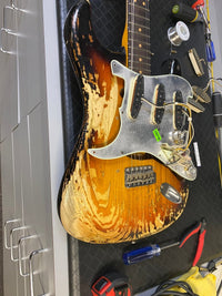 SOLD - Fender Stratocaster 63 Super Heavy Relic Limited Edition 2019 - Mahar's Vintage Guitars