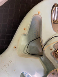 SOLD - Fender Stratocaster Custom Shop 1960 Relic 2006 Sonic Blue Matching Headstock - Mahar's Vintage Guitars