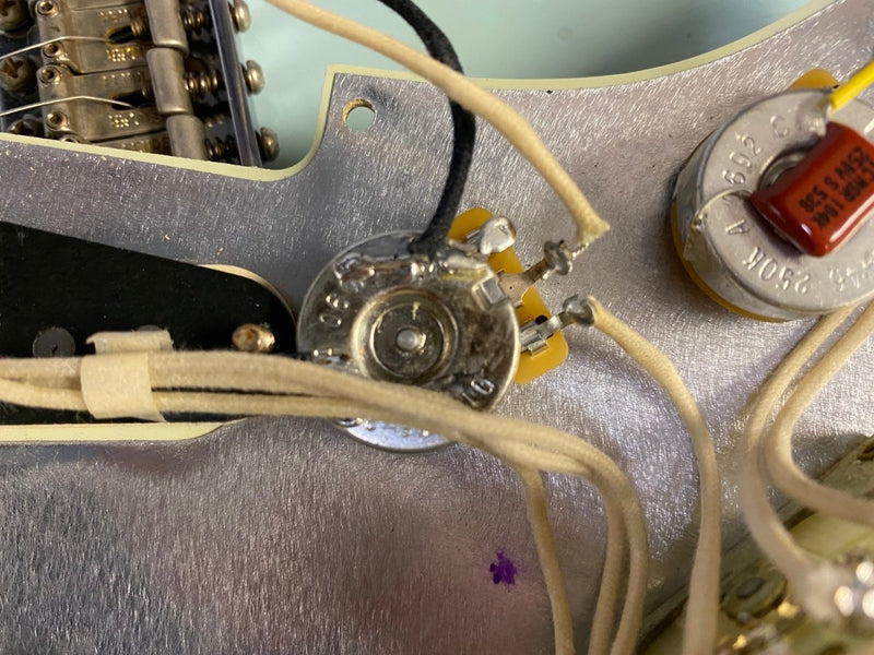 SOLD - Fender Stratocaster Custom Shop 1960 Relic 2006 Sonic Blue Matching Headstock - Mahar's Vintage Guitars