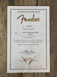 SOLD - Fender Stratocaster Custom Shop 1960 Relic 2006 Sonic Blue Matching Headstock - Mahar's Vintage Guitars