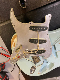 SOLD - Fender Stratocaster Custom Shop 1960 Relic 2006 Sonic Blue Matching Headstock - Mahar's Vintage Guitars