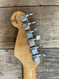 SOLD - Fender Stratocaster Custom Shop American Classic Champagne Sparkle 1995 - Mahar's Vintage Guitars