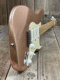 SOLD - Fender Stratocaster Custom Shop American Classic Champagne Sparkle 1995 - Mahar's Vintage Guitars