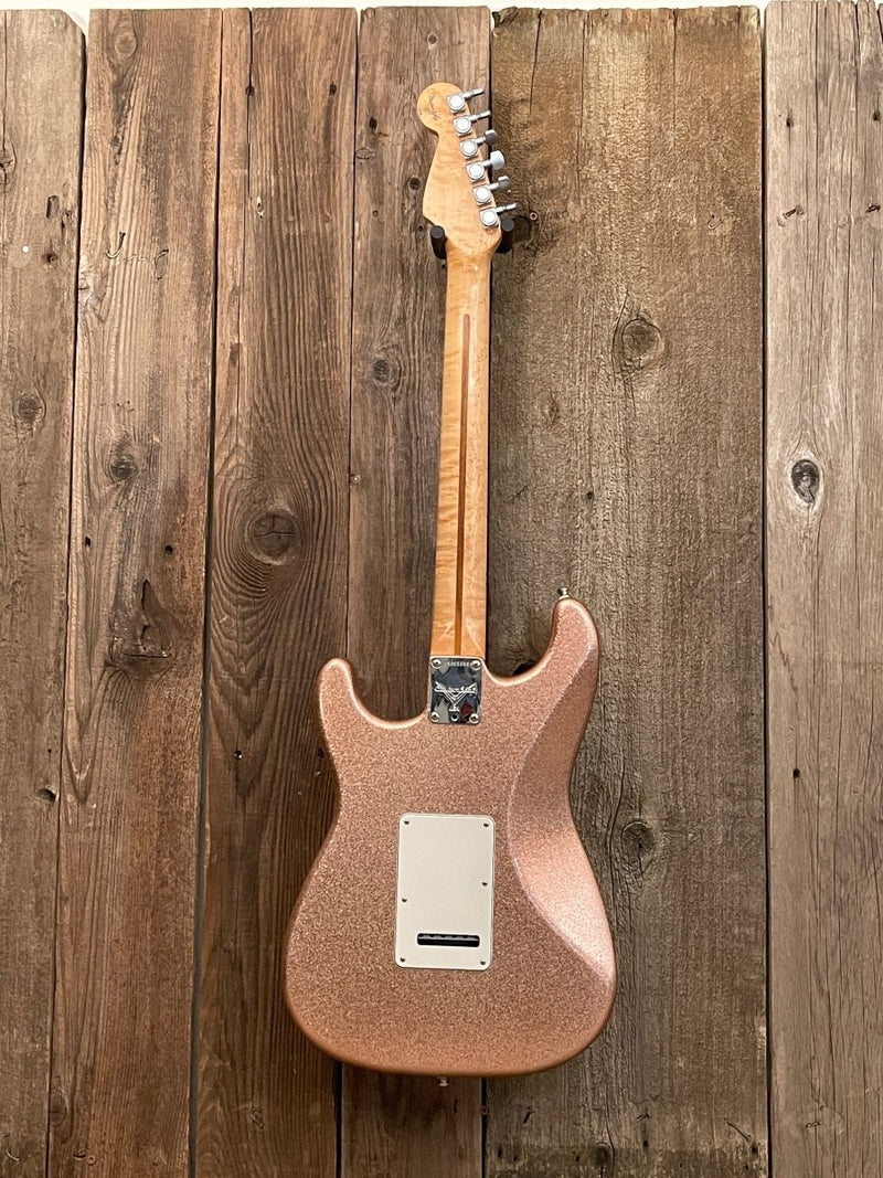 SOLD - Fender Stratocaster Custom Shop American Classic Champagne Sparkle 1995 - Mahar's Vintage Guitars