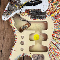 SOLD - Fender Stratocaster Splattercaster 2003 MIM - Mahar's Vintage Guitars
