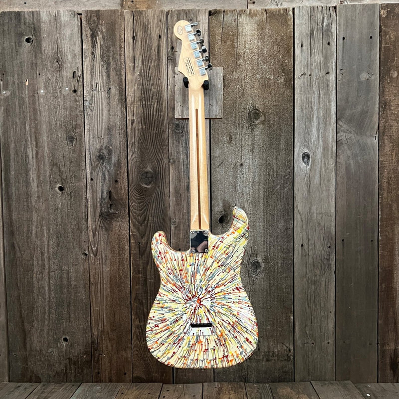 SOLD - Fender Stratocaster Splattercaster 2003 MIM - Mahar's Vintage Guitars