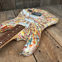 SOLD - Fender Stratocaster Splattercaster 2003 MIM - Mahar's Vintage Guitars