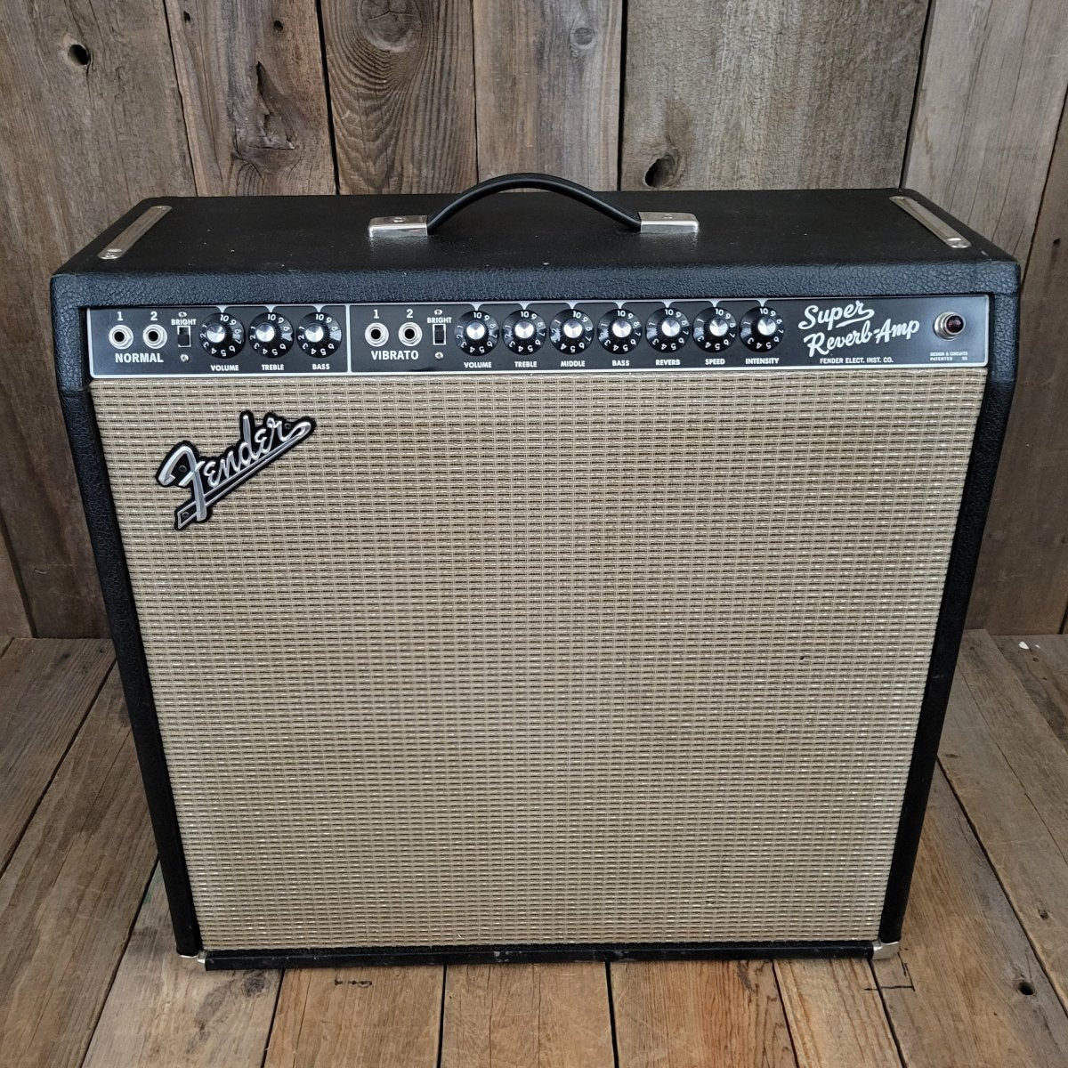 SOLD - Fender Super Reverb AB763 January 1965 Pre CBS FEIC - Mahar's Vintage Guitars