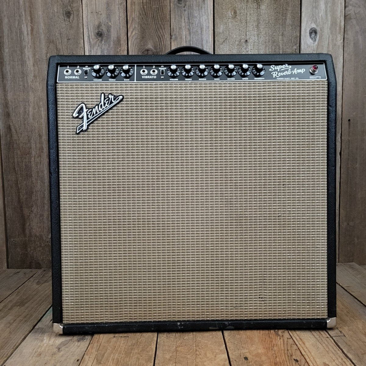 SOLD - Fender Super Reverb AB763 January 1965 Pre CBS FEIC - Mahar's Vintage Guitars
