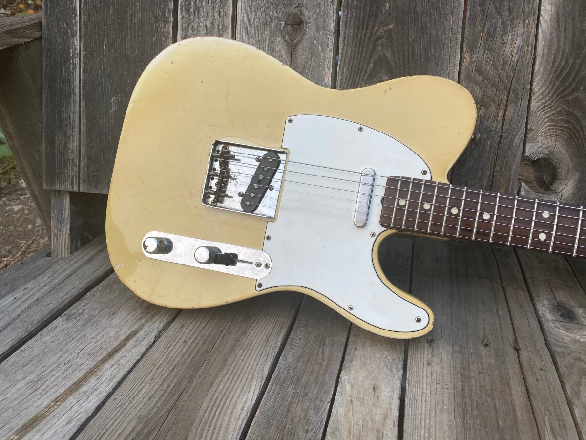 SOLD Fender Telecaster 1966 Blonde and Lightweight SOLD - Mahar's Vintage Guitars