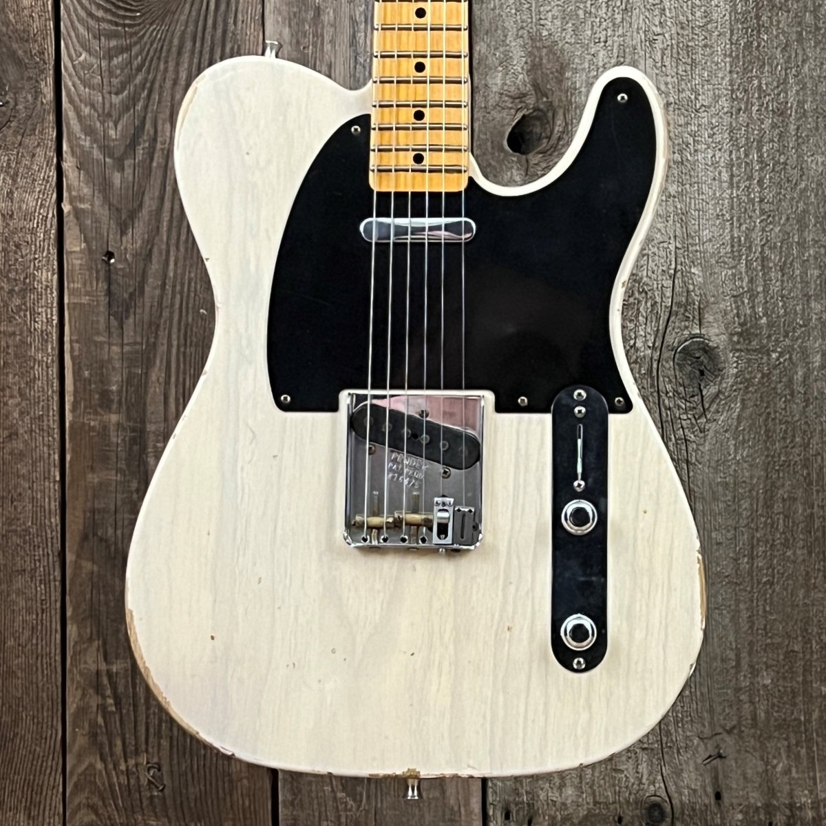 SOLD - Fender Telecaster 50s Relic Custom Shop 1 Piece Body McVay B Bender 2017 - Mahar's Vintage Guitars