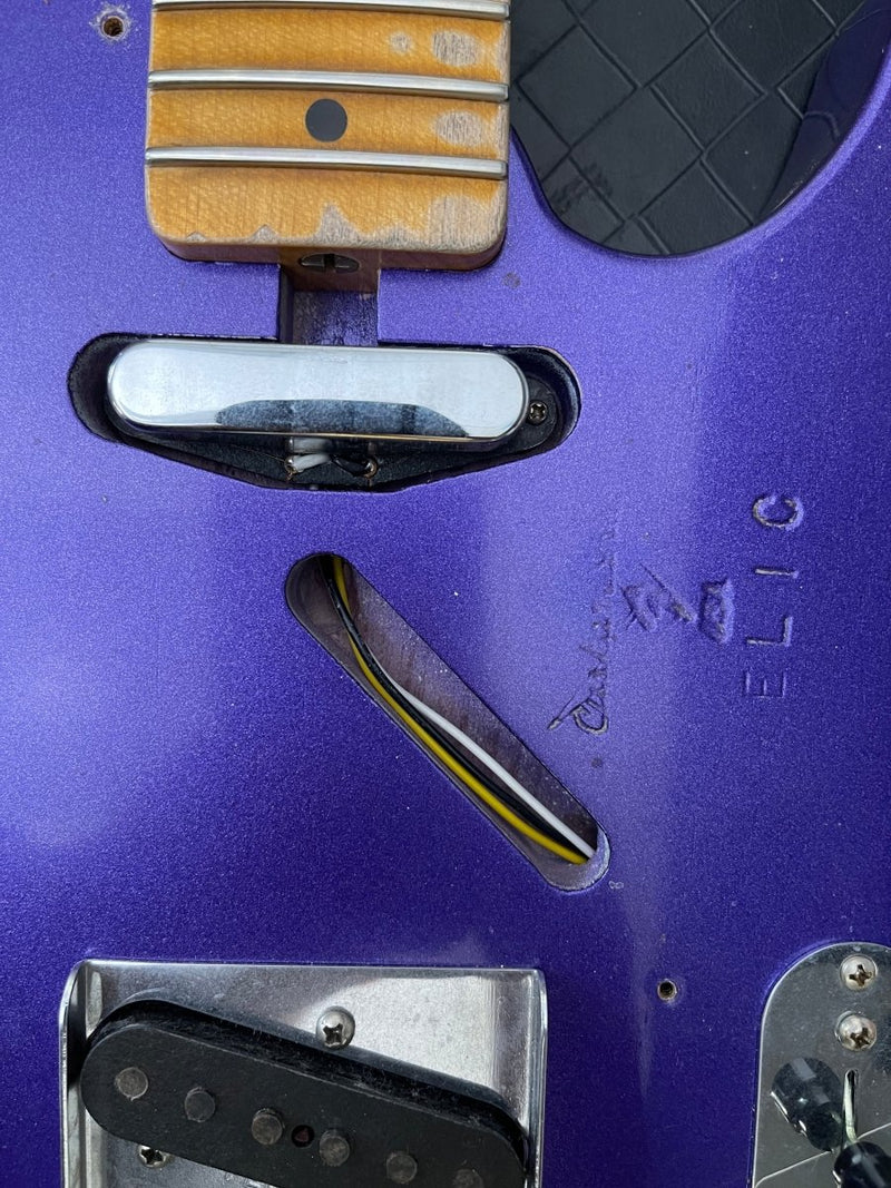 SOLD - Fender Telecaster '52 Relic Journeyman 2018 1952 Reissue Rare Purple Metallic - Mahar's Vintage Guitars