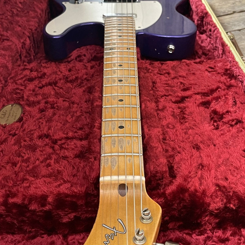 SOLD - Fender Telecaster '52 Relic Journeyman 2018 1952 Reissue Rare Purple Metallic - Mahar's Vintage Guitars