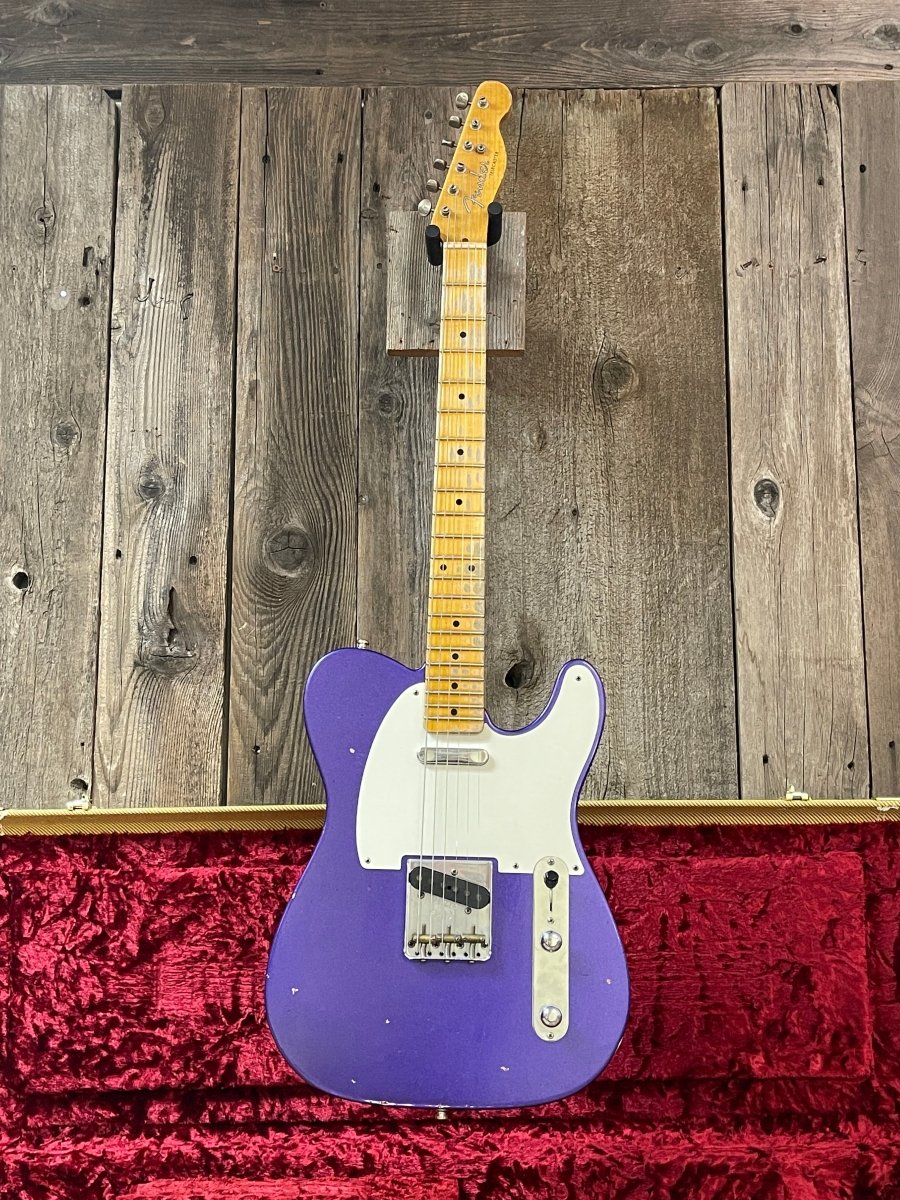 SOLD - Fender Telecaster '52 Relic Journeyman 2018 1952 Reissue Rare Purple Metallic - Mahar's Vintage Guitars
