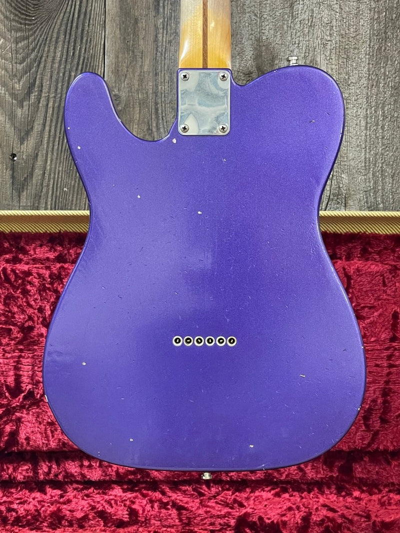 SOLD - Fender Telecaster '52 Relic Journeyman 2018 1952 Reissue Rare Purple Metallic - Mahar's Vintage Guitars