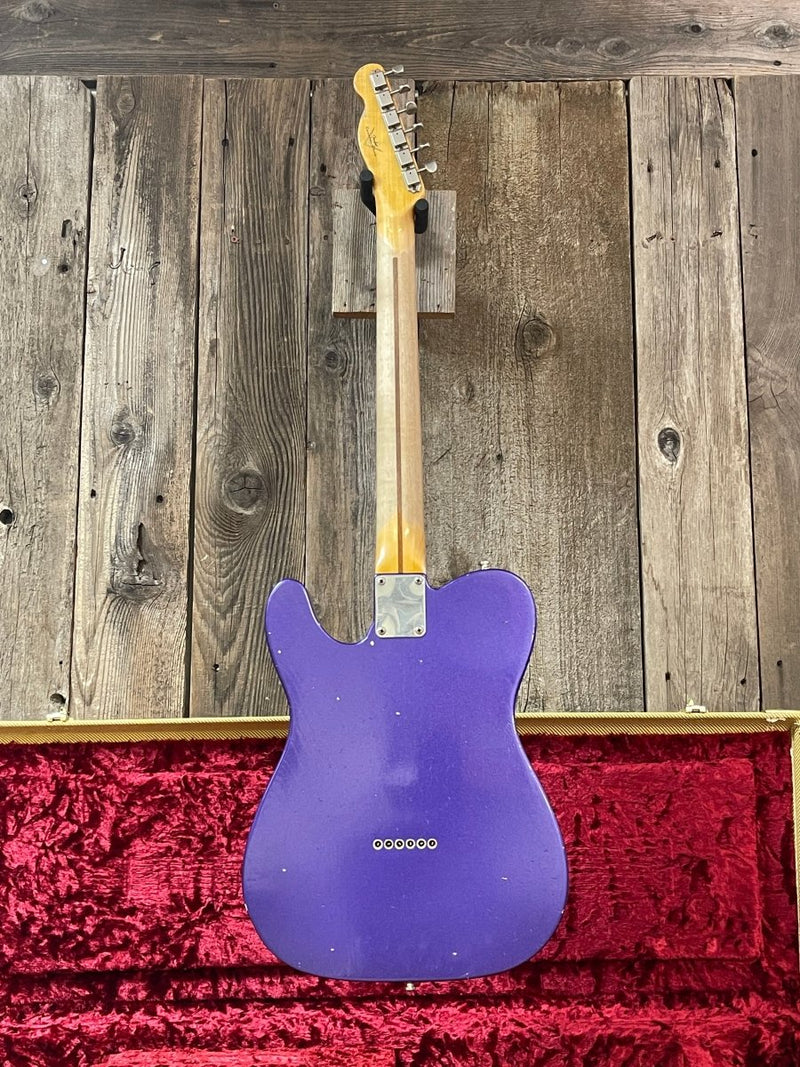 SOLD - Fender Telecaster '52 Relic Journeyman 2018 1952 Reissue Rare Purple Metallic - Mahar's Vintage Guitars
