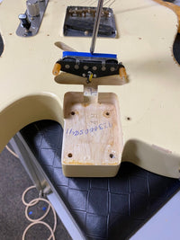 SOLD - Fender Telecaster Custom Shop 1958 Relic Rare White Finish 2008 6lb 3oz - Mahar's Vintage Guitars