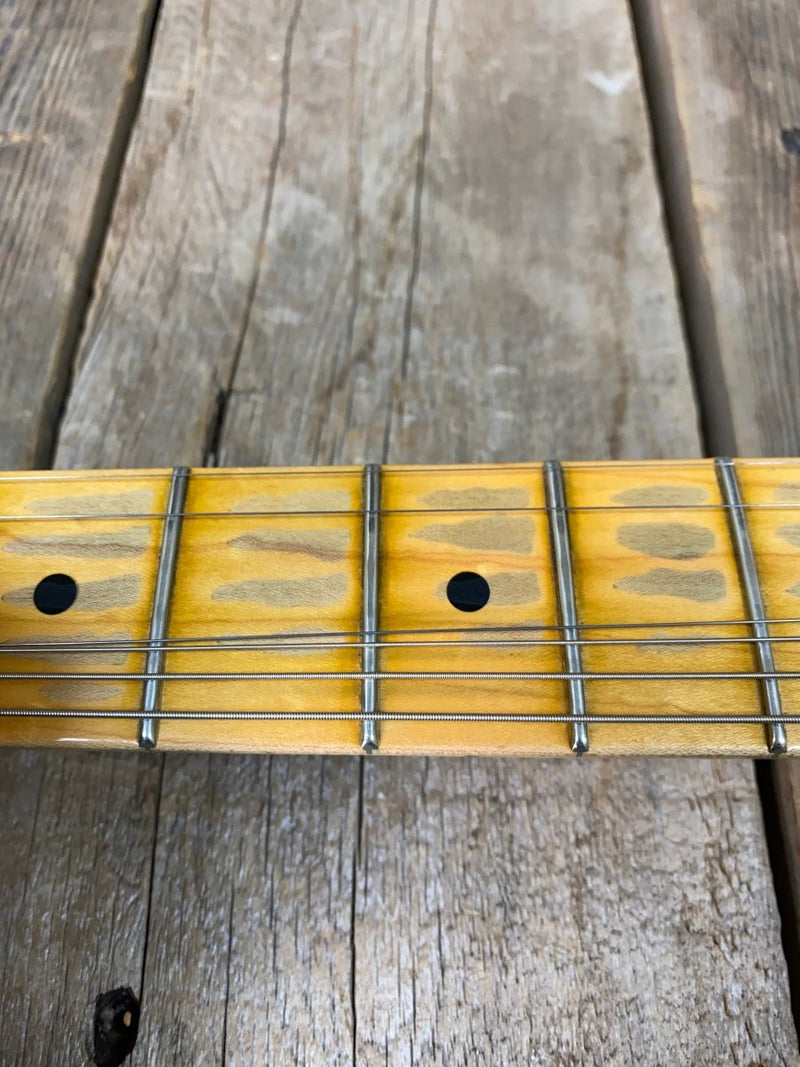 SOLD - Fender Telecaster Custom Shop 1958 Relic Rare White Finish 2008 6lb 3oz - Mahar's Vintage Guitars