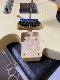 SOLD - Fender Telecaster Custom Shop 1958 Relic Rare White Finish 2008 6lb 3oz - Mahar's Vintage Guitars