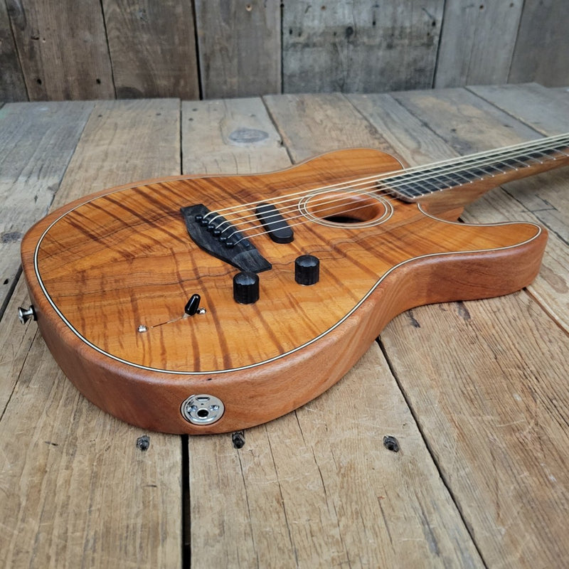 SOLD - Fender Telecaster Exotic Acoustasonic Koa - 2019 - Mahar's Vintage Guitars