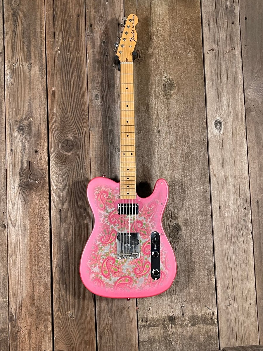 SOLD - Fender Telecaster TL - 69 1969 reissue Pink Paisley 1997 - Mahar's Vintage Guitars