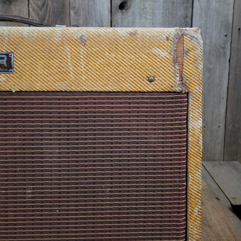 SOLD - Fender Tweed Super Wide Panel 5C4 - 1954 - Mahar's Vintage Guitars
