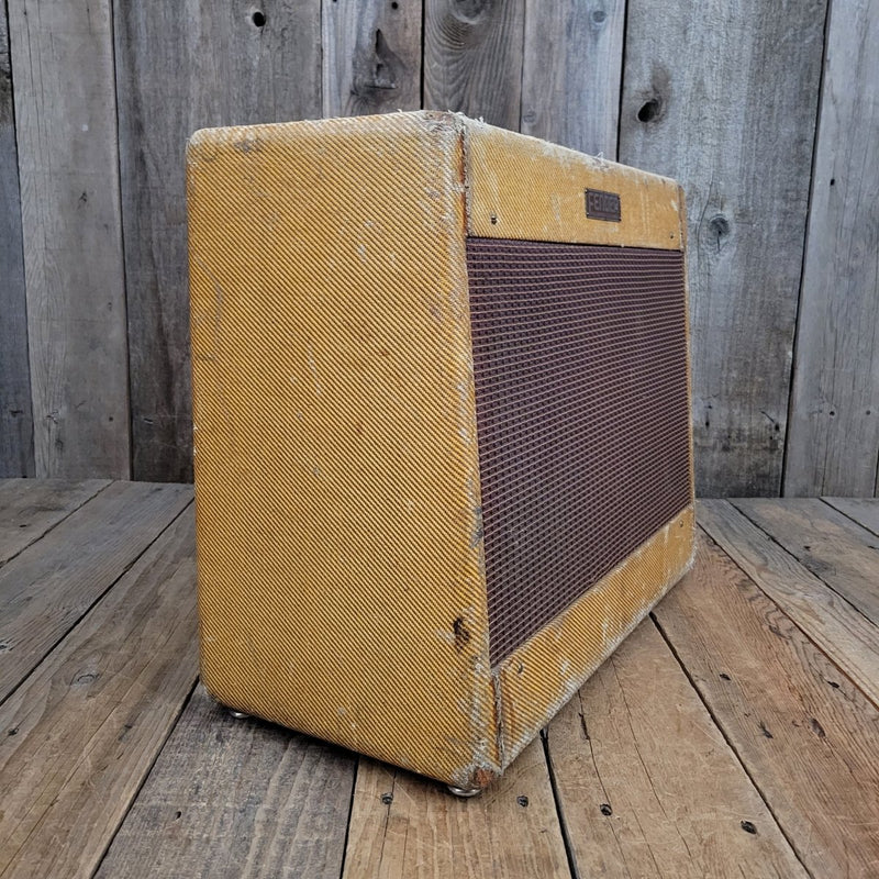 SOLD - Fender Tweed Super Wide Panel 5C4 - 1954 - Mahar's Vintage Guitars