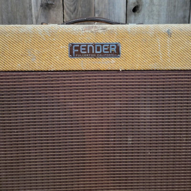 SOLD - Fender Tweed Super Wide Panel 5C4 - 1954 - Mahar's Vintage Guitars