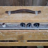 SOLD - Fender Tweed Super Wide Panel 5C4 - 1954 - Mahar's Vintage Guitars
