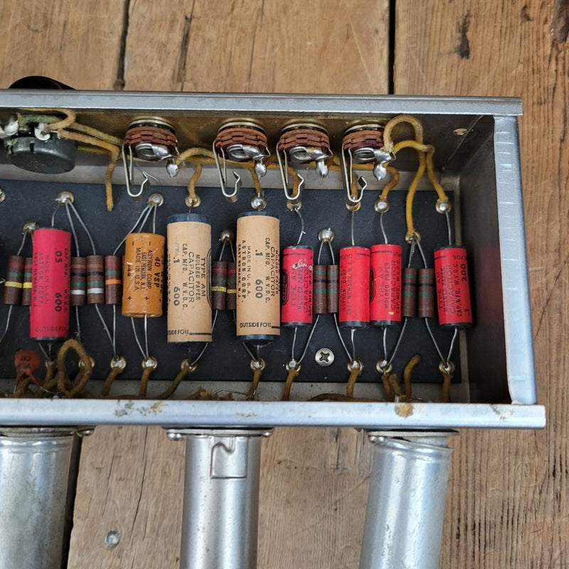 SOLD - Fender Tweed Super Wide Panel 5C4 - 1954 - Mahar's Vintage Guitars