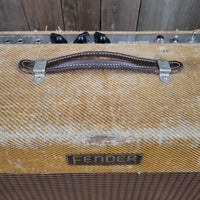 SOLD - Fender Tweed Super Wide Panel 5C4 - 1954 - Mahar's Vintage Guitars