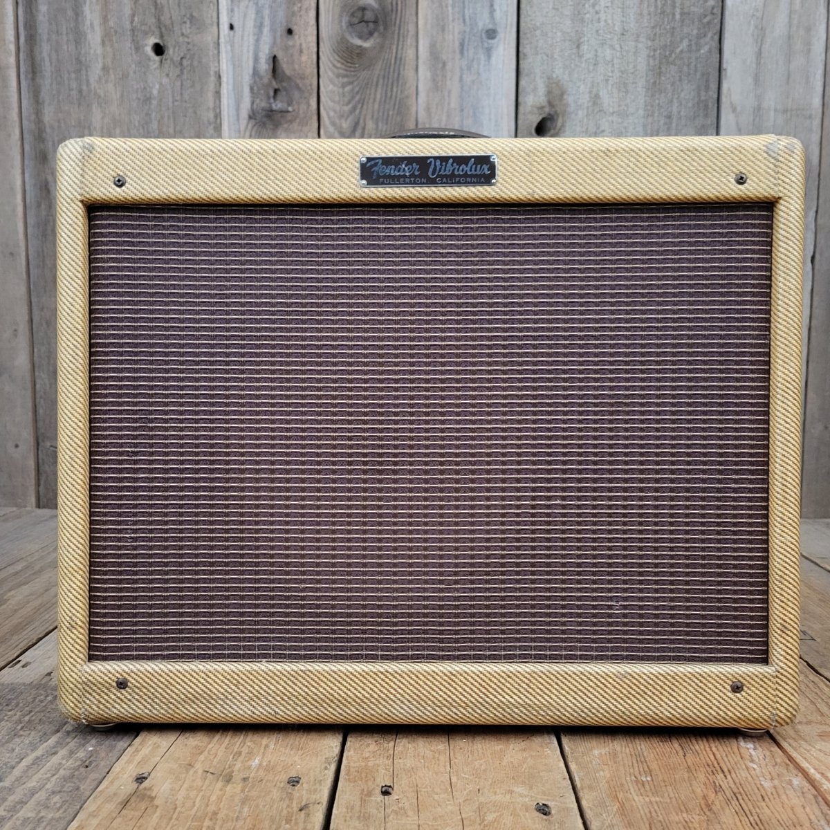 SOLD - Fender Vibrolux 1961 Tweed 5F11 - Mahar's Vintage Guitars