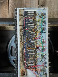 SOLD - Fender Vibroverb Blackpanel clone with vintage parts - Mahar's Vintage Guitars