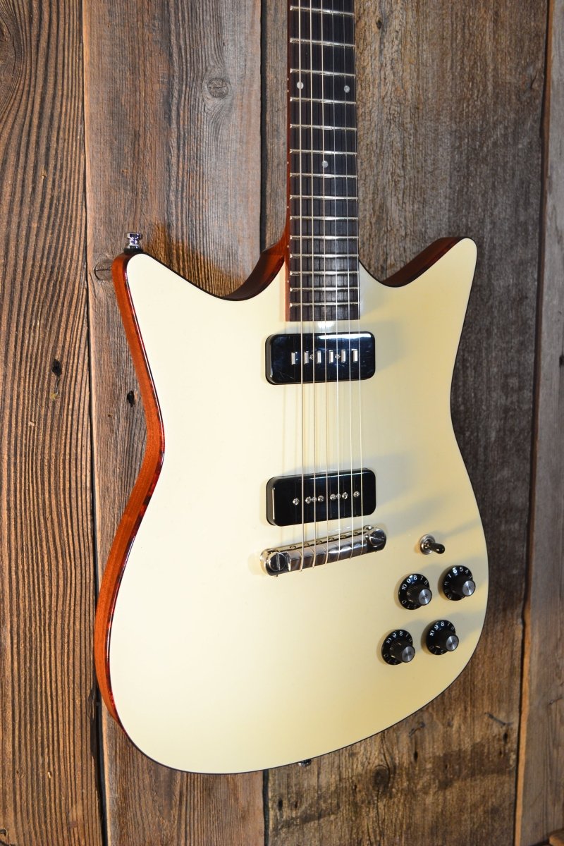 SOLD - Frank Brothers Arcade 2018 Tortoise Headstock and Binding - Mahar's Vintage Guitars
