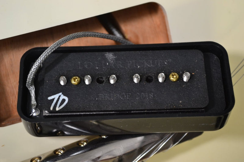 SOLD - Frank Brothers Arcade 2018 Tortoise Headstock and Binding - Mahar's Vintage Guitars