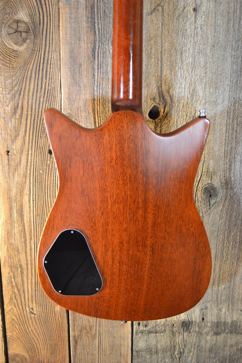 SOLD - Frank Brothers Arcade 2018 Tortoise Headstock and Binding - Mahar's Vintage Guitars